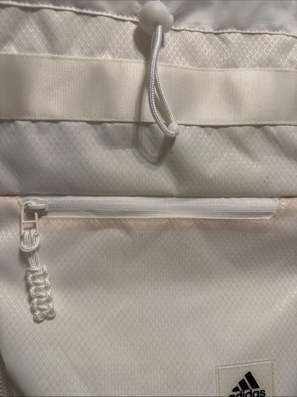 adidas Drawstring Bucket Backpack with Detachable Pouch